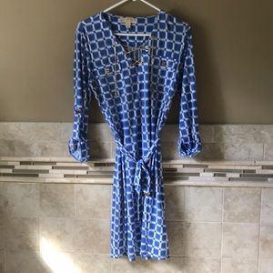 MK tie chain shirt dress